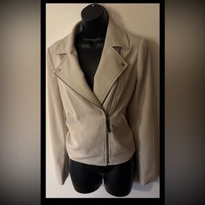 Ann Taylor Asymmetrical Zip Jacket
